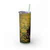 Skinny Tumbler with Straw – 20 oz Stainless Steel Cup