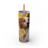 Skinny Tumbler with Straw – 20 oz Stainless Steel Cup