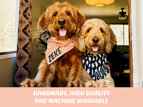 Merry and Bright Reversible Dog Bandana