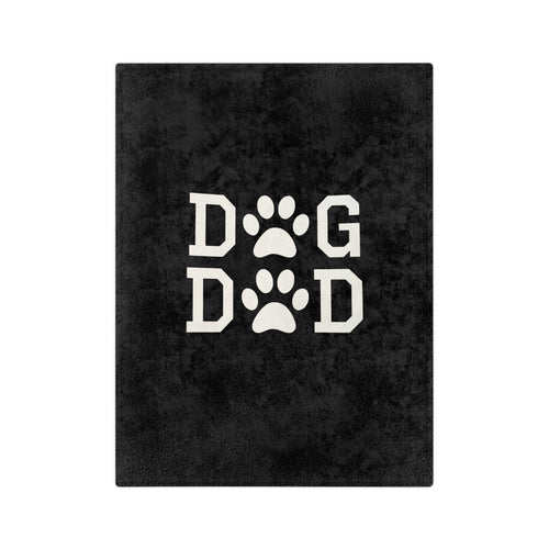 Dog Dad Cozy Fleece Throw