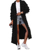 Women's Clothing Tassel Knitted Coat