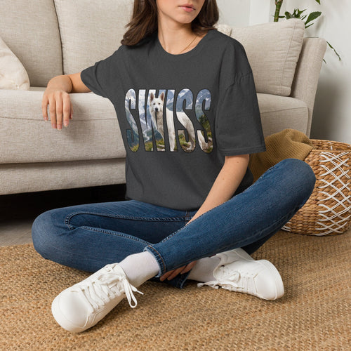 White Swiss Mountain Dog Tee Shirt