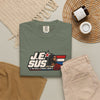 Jesus Retro Graphic T-Shirt — “J.E.SUS The  Real Eternal Hero” Christian Vintage Tee