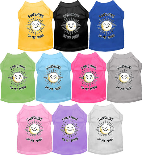 Adorable Cat or Dog Shirt for Pets Sunshine on My Mind