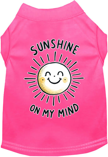 Adorable Cat or Dog Shirt for Pets Sunshine on My Mind