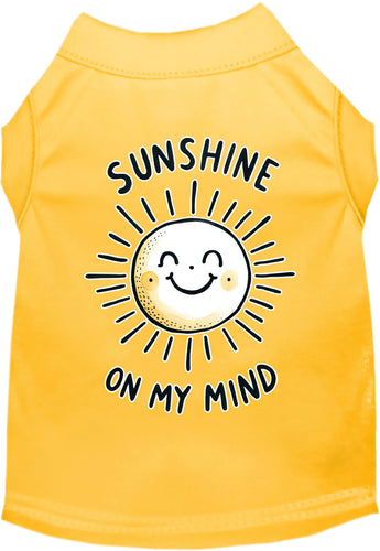 Adorable Cat or Dog Shirt for Pets Sunshine on My Mind