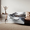 Sweatshirt Blanket – Plush Fleece Throw, 2 Size Options