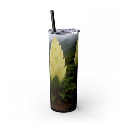 Skinny Tumbler with Straw – 20 oz Stainless Steel Cup