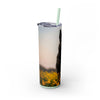 Skinny Tumbler with Straw – 20 oz Stainless Steel Cup