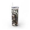 Skinny Tumbler with Straw – 20 oz Stainless Steel Cup