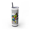 Skinny Tumbler with Straw – 20 oz Stainless Steel Cup