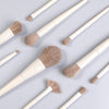 10 PCs Eye Shadow Foundation Blush Nose Shadow Face Powder Concealer Brush Makeup Tools