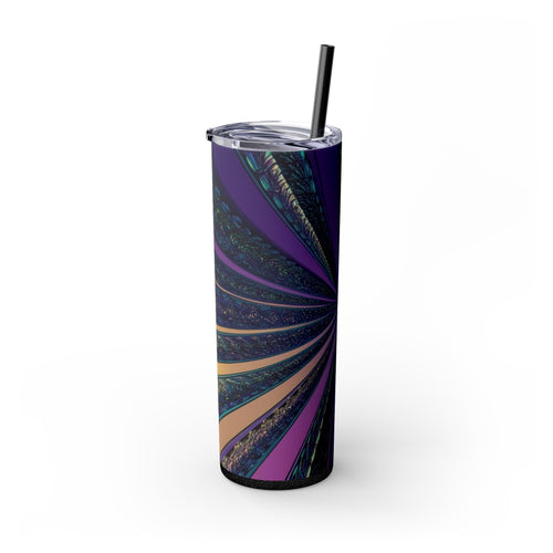 Skinny Tumbler with Straw – 20 oz Stainless Steel Cup