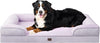 EHEYCIGA Orthopedic Dog Beds for Extra Large Dogs 44x32Inch, Waterproof Memory Foam XL Pet Bed with Sides, Non-Slip and Egg-Crate Foam Big Dog Couch Bed with Washable Removable Cover, Grey