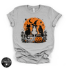 Cat, Dog & Raven Tee | Woodland Animal Graphic T-Shirt