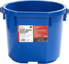 API Heated Flat Back Bucket 20QT No-Freeze Water Pail Horses Livestock Blue