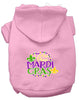 Pet Dog & Cat Hoodie Screen Printed, Little Miss Mardi Gras