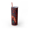 Skinny Tumbler with Straw – 20 oz Stainless Steel Cup