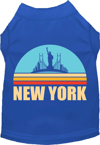Adorable Cat or Dog Shirt for Pets Retro New York