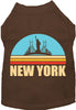 Adorable Cat or Dog Shirt for Pets Retro New York
