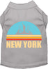 Adorable Cat or Dog Shirt for Pets Retro New York