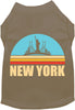 Adorable Cat or Dog Shirt for Pets Retro New York
