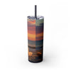 Skinny Tumbler with Straw – 20 oz Stainless Steel Cup