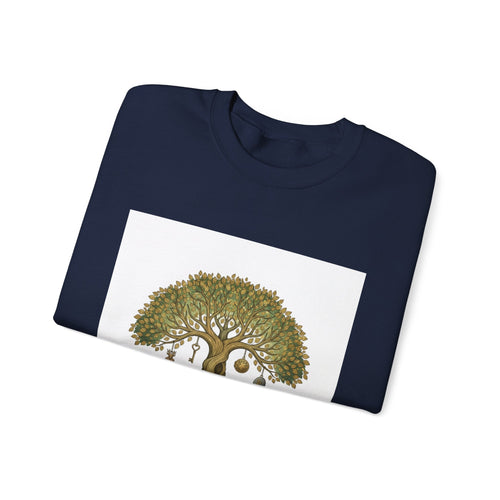 Crewneck Sweatshirt — Embrace Your Path Tree of Life Graphic