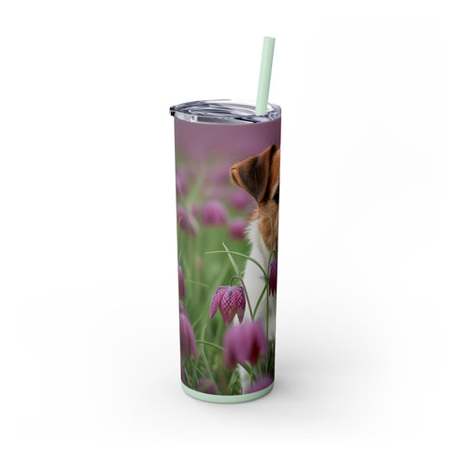 Skinny Tumbler with Straw – 20 oz Stainless Steel Cup