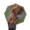 48 Semi-Automatic Umbrella – Windproof Large Travel Rain Umbrella