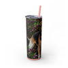 Skinny Tumbler with Straw – 20 oz Stainless Steel Cup