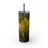Skinny Tumbler with Straw – 20 oz Stainless Steel Cup