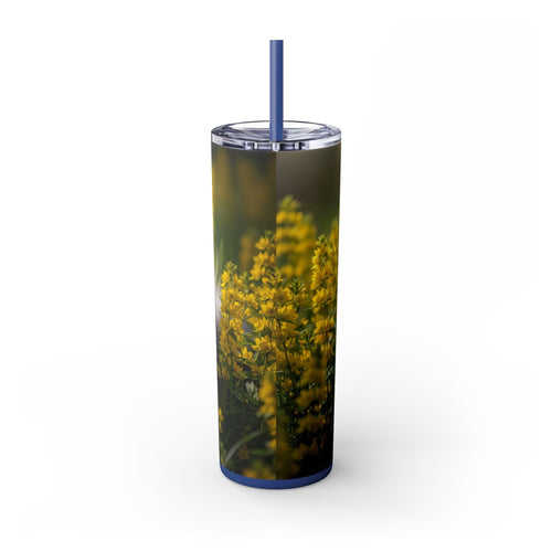 Skinny Tumbler with Straw – 20 oz Stainless Steel Cup