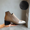 Cowhide Single Shoes Womens New Four Seasons Versatile
