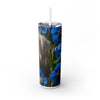Skinny Tumbler with Straw – 20 oz Stainless Steel Cup