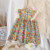 European and American retro ethnic print skirt