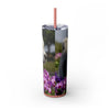 Skinny Tumbler with Straw – 20 oz Stainless Steel Cup
