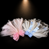 Pink Blue Tulle Bow Pet Veil Hair Clip