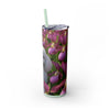 Skinny Tumbler with Straw – 20 oz Stainless Steel Cup