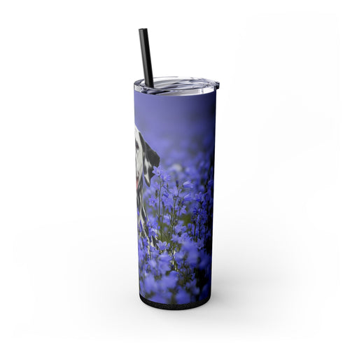 Skinny Tumbler with Straw – 20 oz Stainless Steel Cup