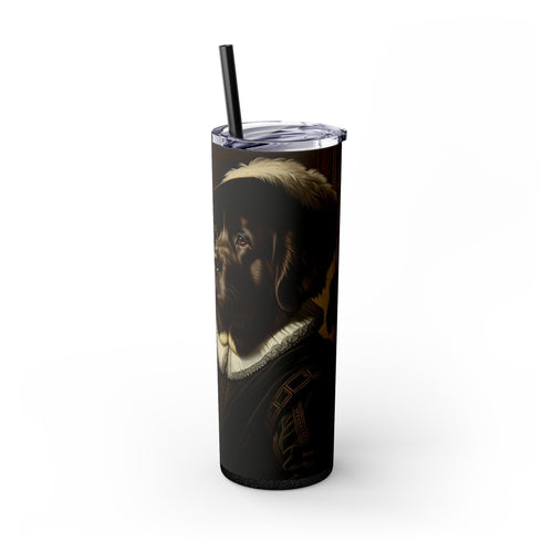 Skinny Tumbler with Straw – 20 oz Stainless Steel Cup