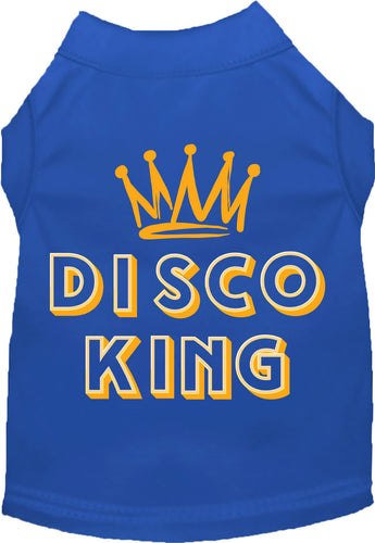 Fun Costume Cat or Dog Shirt for Pets Disco King