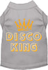 Fun Costume Cat or Dog Shirt for Pets Disco King