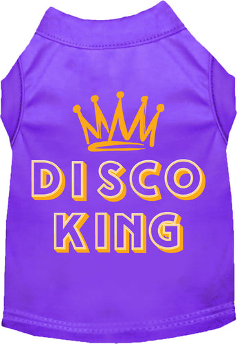 Fun Costume Cat or Dog Shirt for Pets Disco King