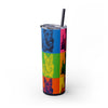 Skinny Tumbler with Straw – 20 oz Stainless Steel Cup