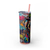 Skinny Tumbler with Straw – 20 oz Stainless Steel Cup
