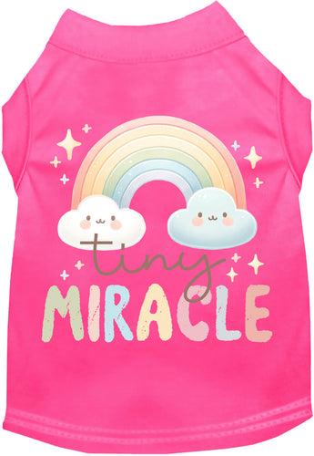 Adorable Cat or Dog Shirt for Pets Tiny Miracle