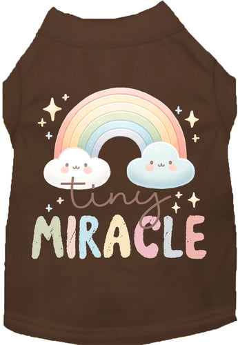 Adorable Cat or Dog Shirt for Pets Tiny Miracle