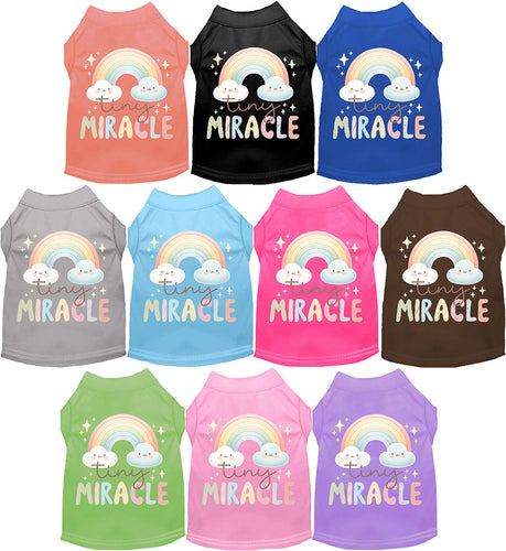 Adorable Cat or Dog Shirt for Pets Tiny Miracle