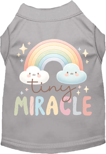Adorable Cat or Dog Shirt for Pets Tiny Miracle